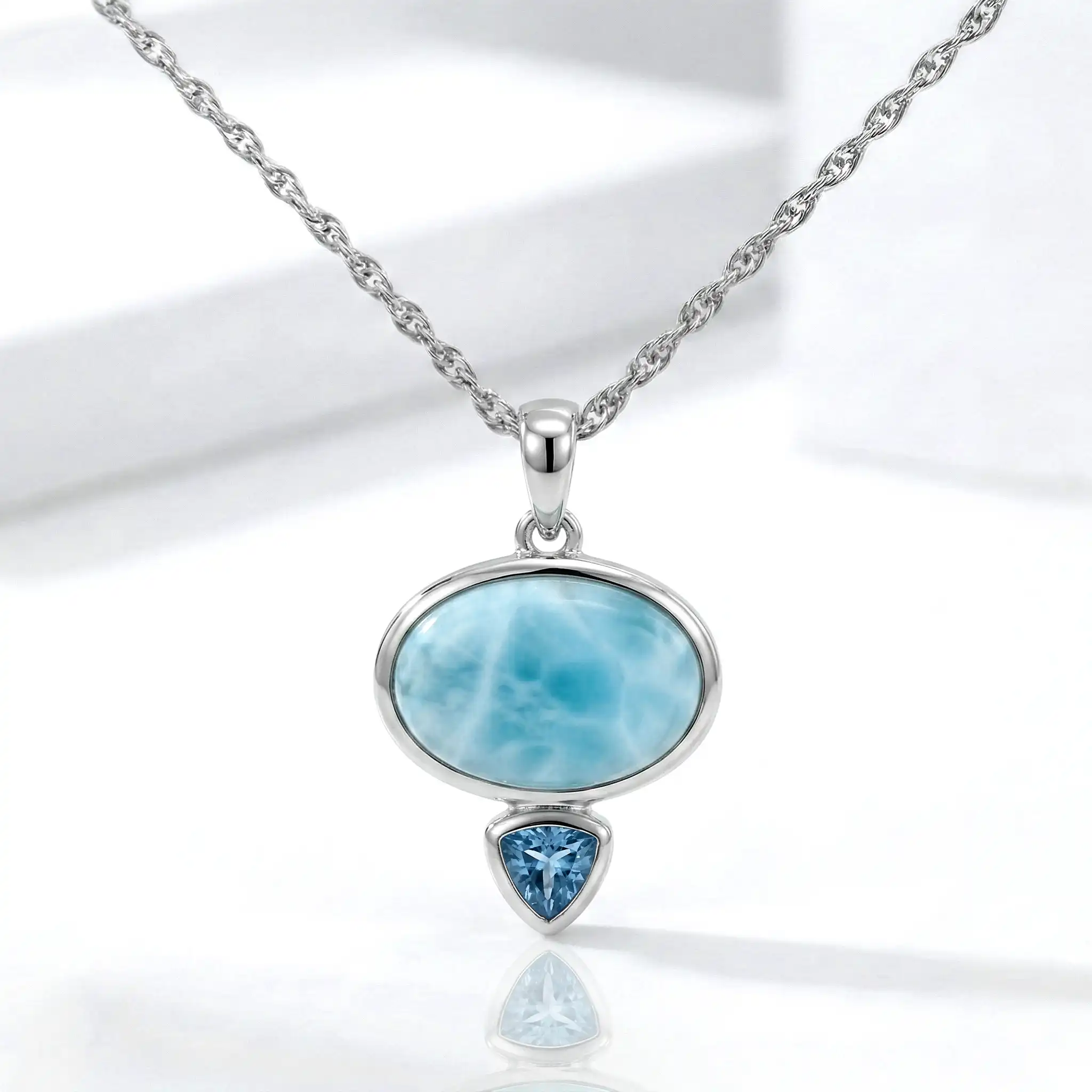  Silver Pendant Necklace 