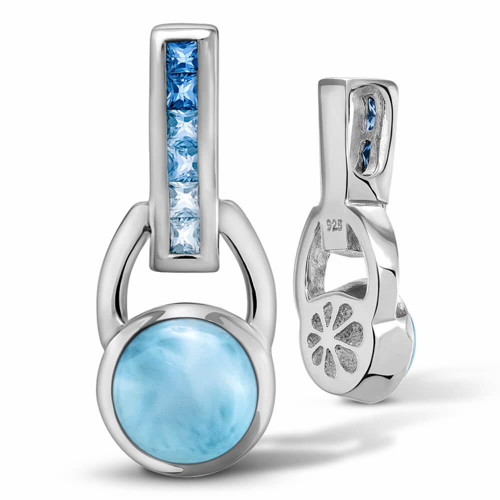marahlago larimar Aqua Larimar Necklace jewelry