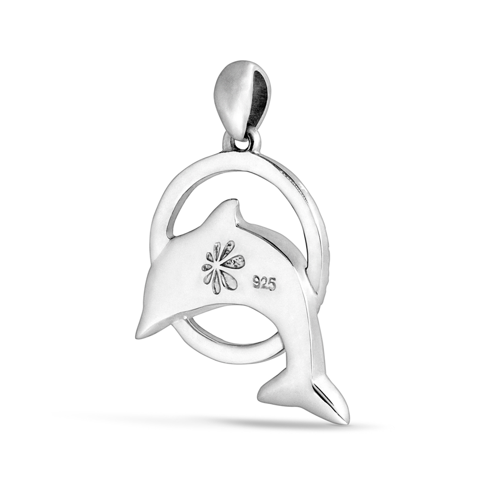 Dolphin Pendant in Sterling Silver