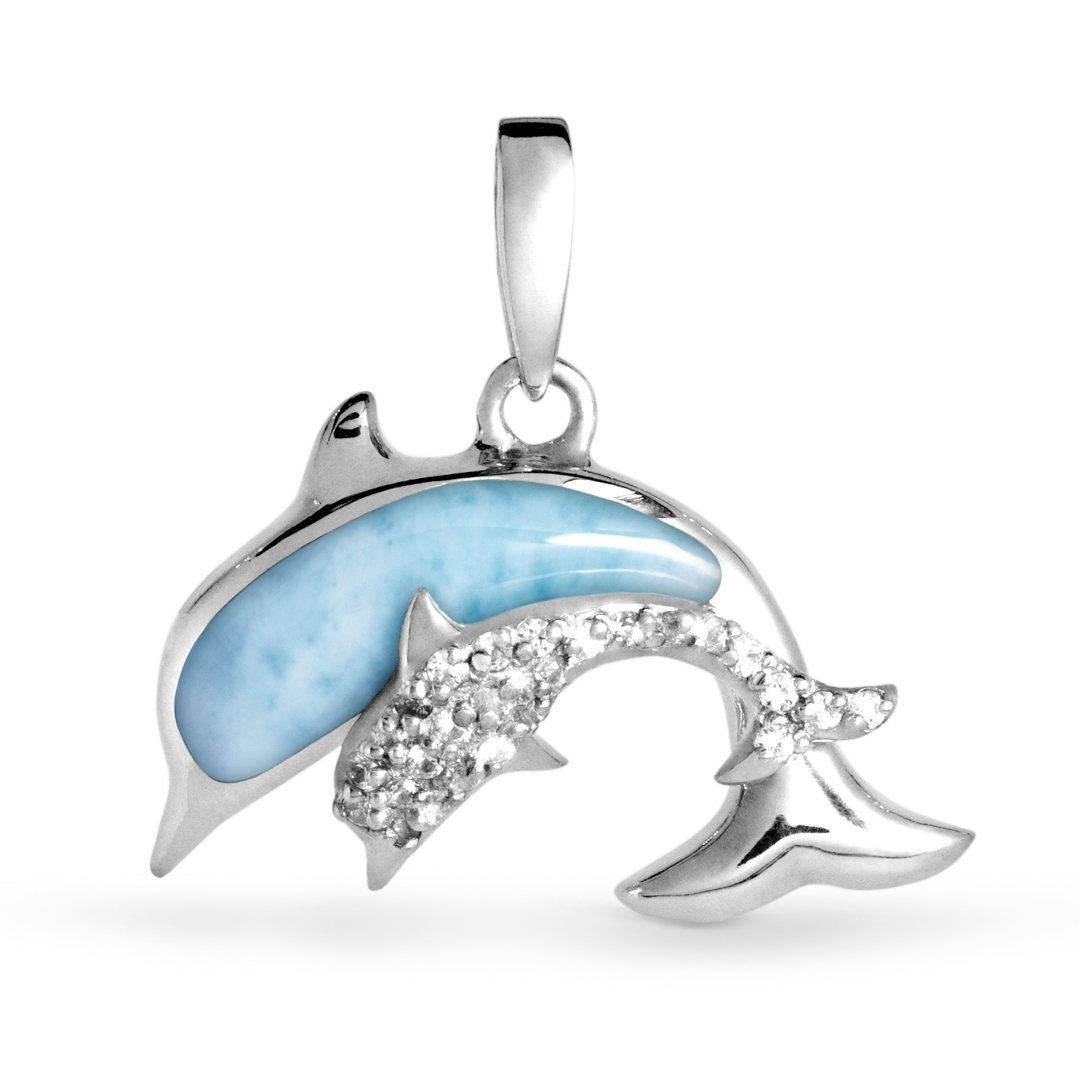 Dolphin Baby Sapphire Necklace