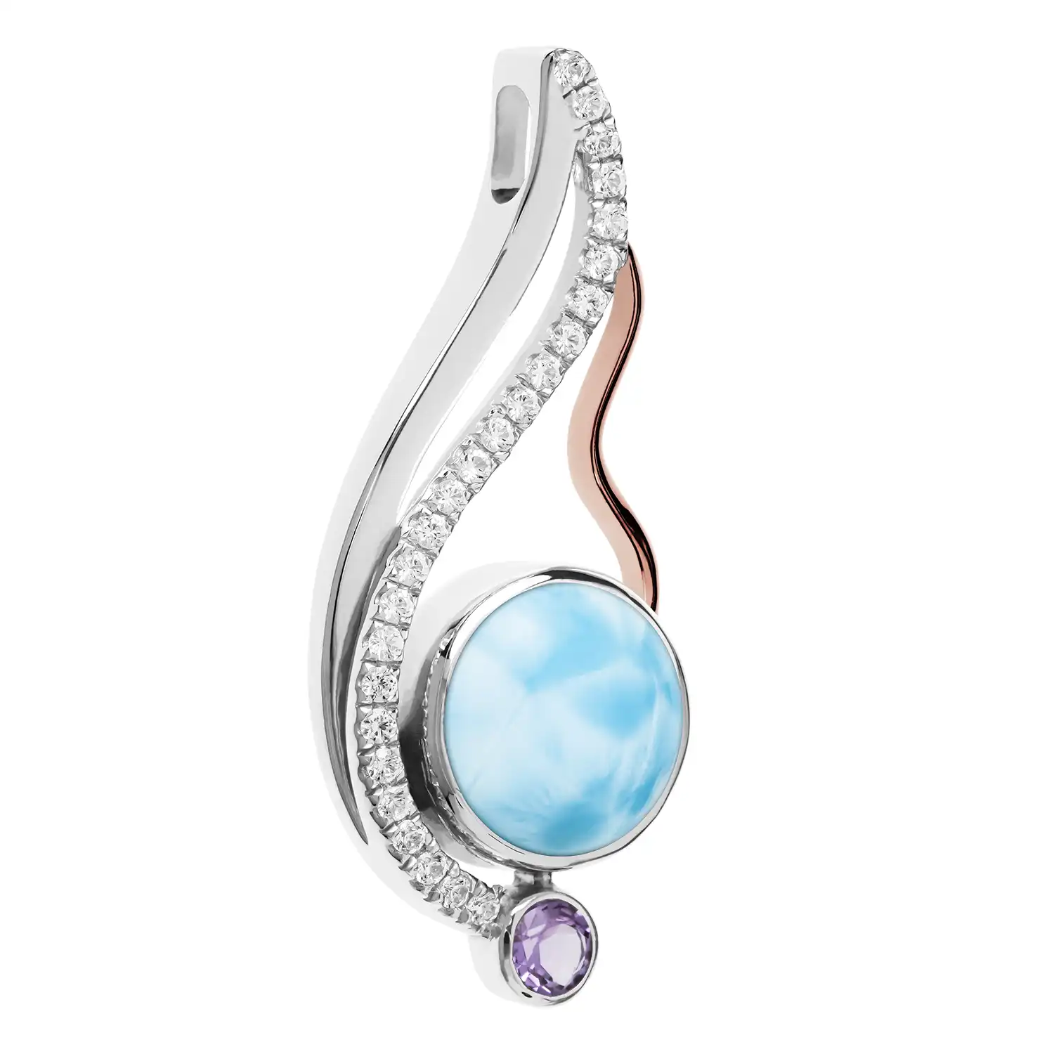 Lyla Larimar Necklace