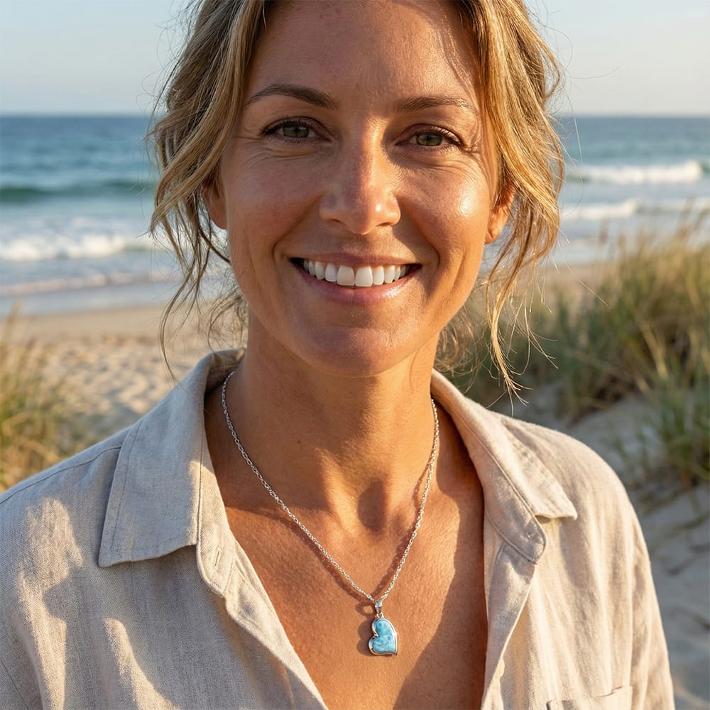 Heart Necklace in Sterling Silve