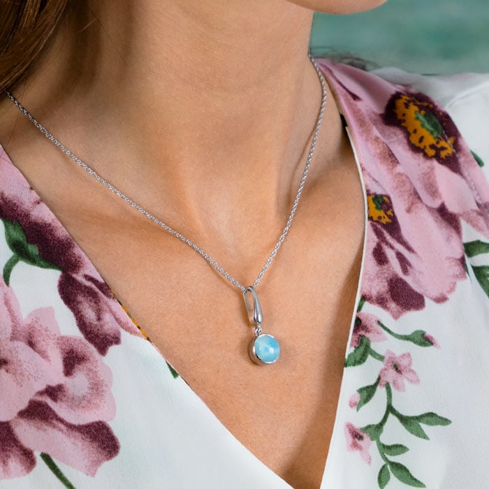 marahlago larimar Liquido Larimar Necklace jewelry