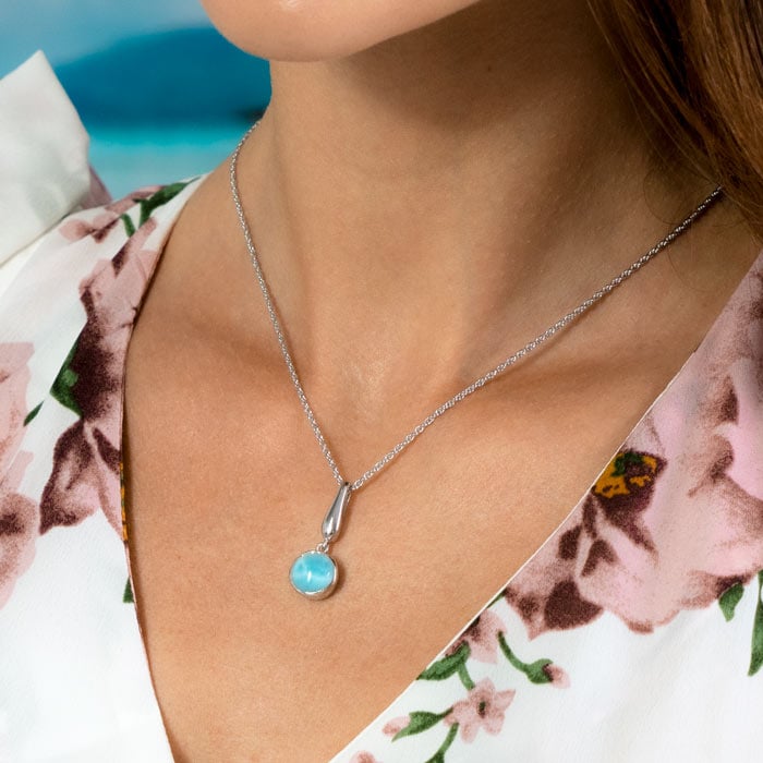 marahlago larimar Liquido Larimar Necklace jewelry