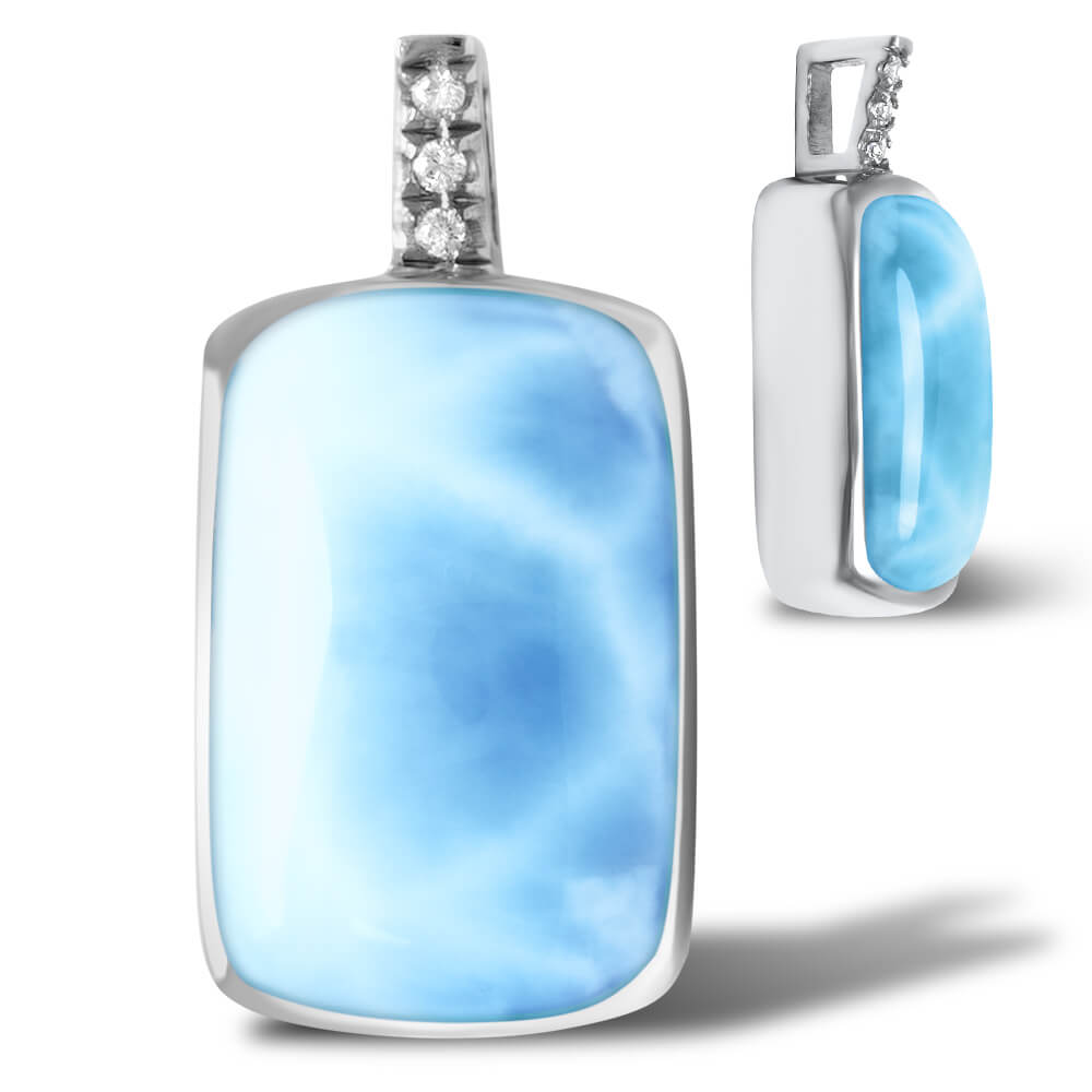 Larimar and Sapphire Necklace