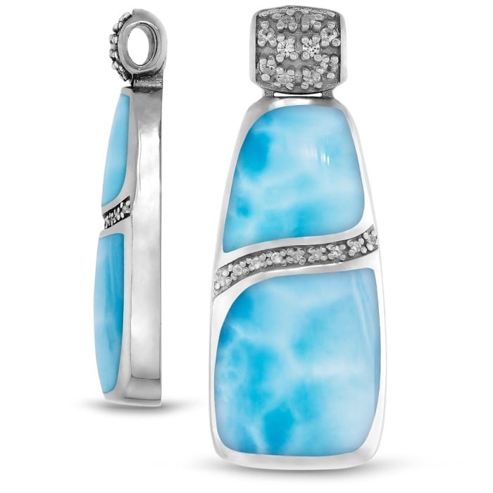 marahlago larimar Marina Large Larimar Necklace jewelry