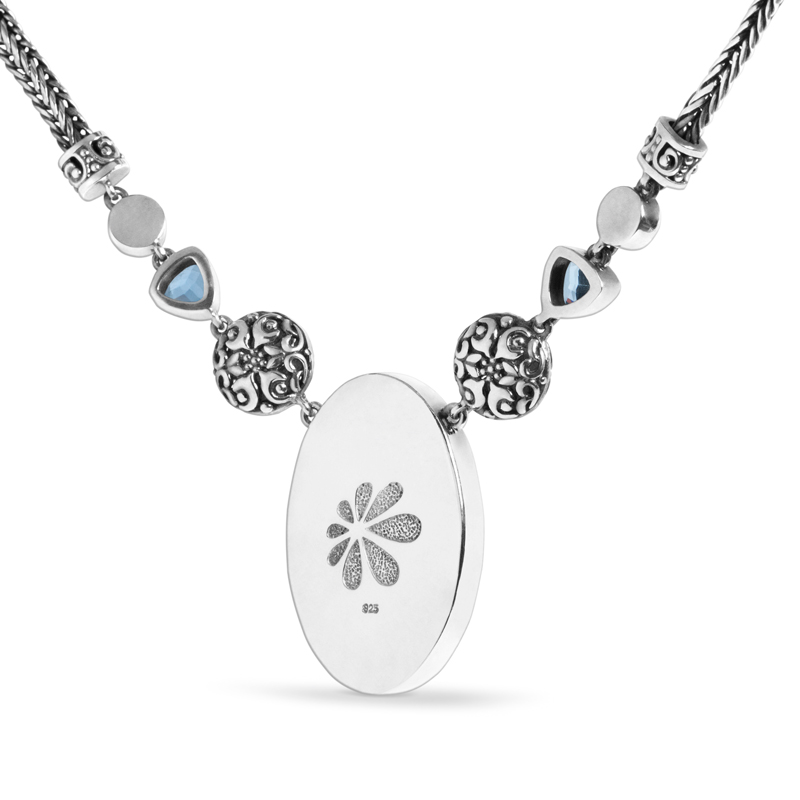marahlago larimar Oceana Large Larimar Necklace jewelry