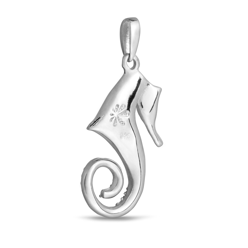 marahlago larimar Sapphire Seahorse Necklace jewelry
