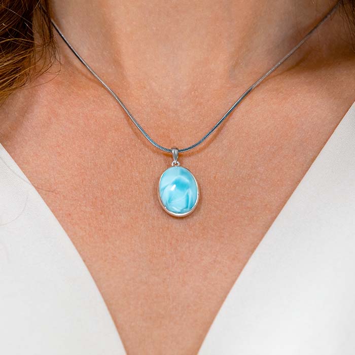 Larimar Necklace 