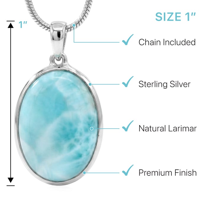 Larimar Necklace 