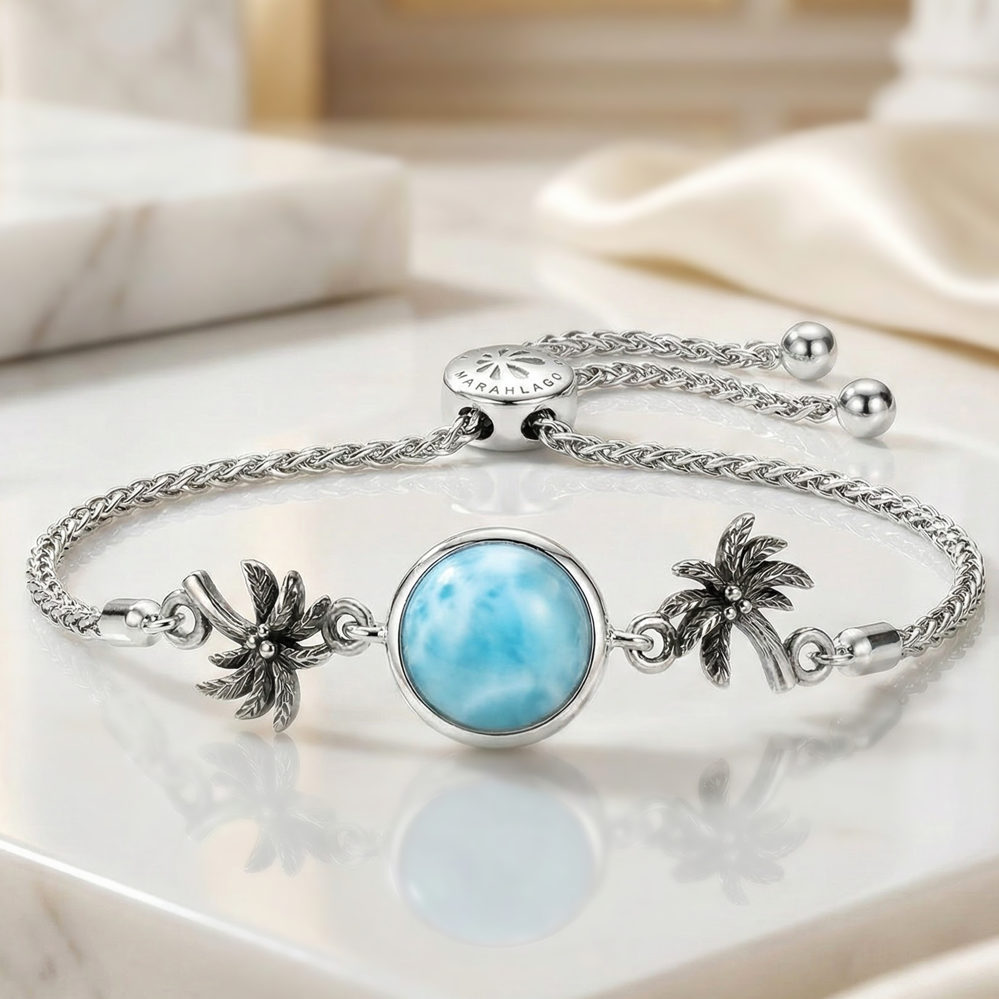 Marahlago Palm Tree Bolo Bracelet