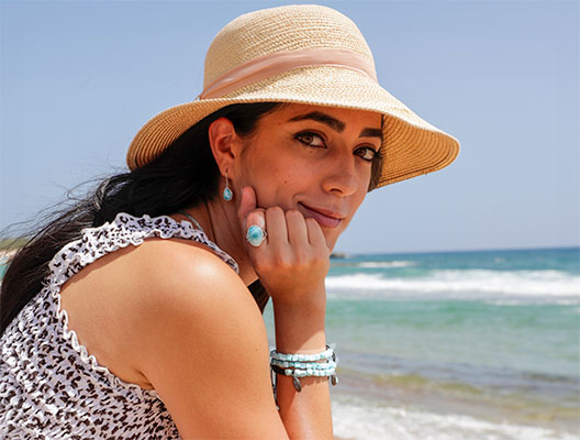 silver dangle earrings