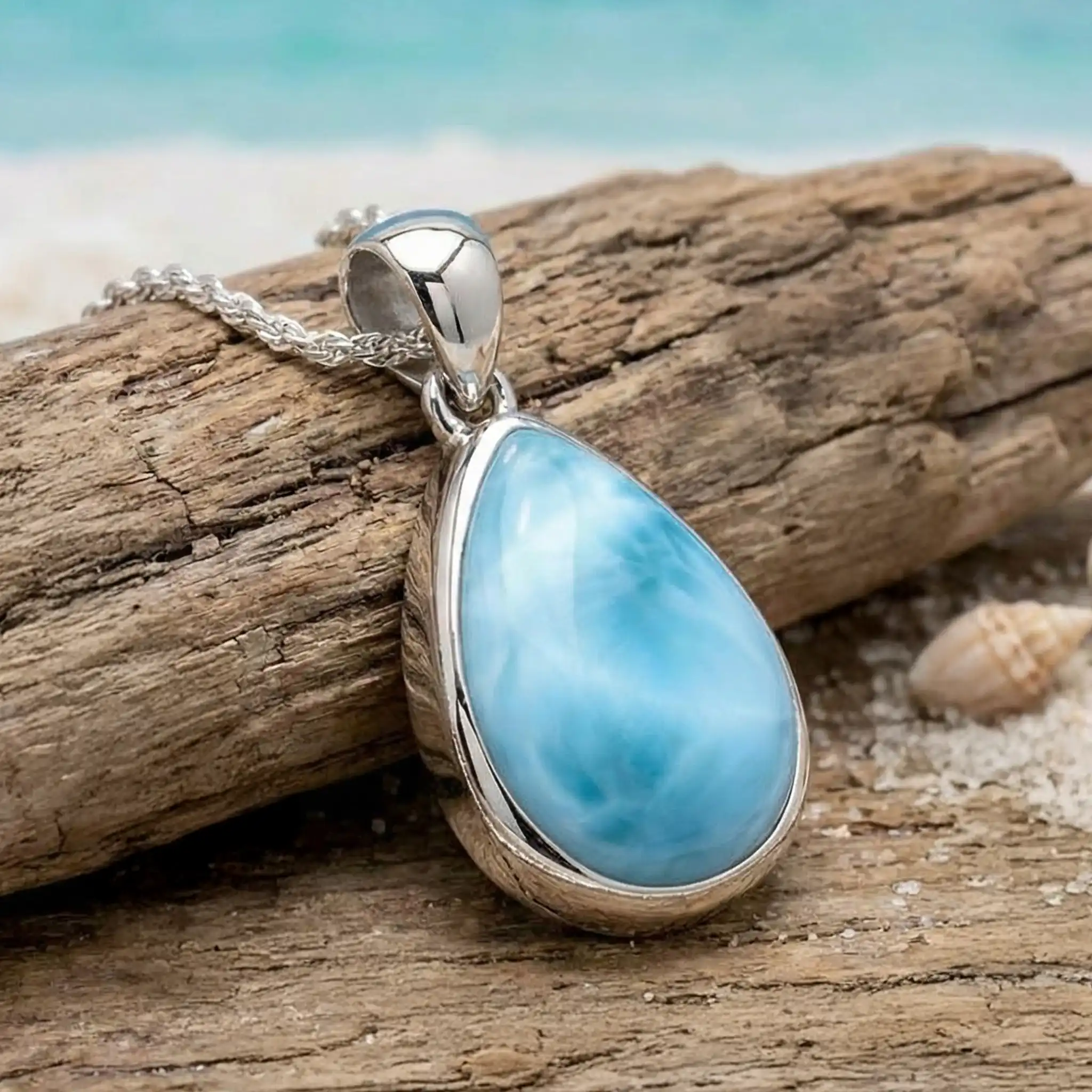 Larimar Pendant by Marahlago
