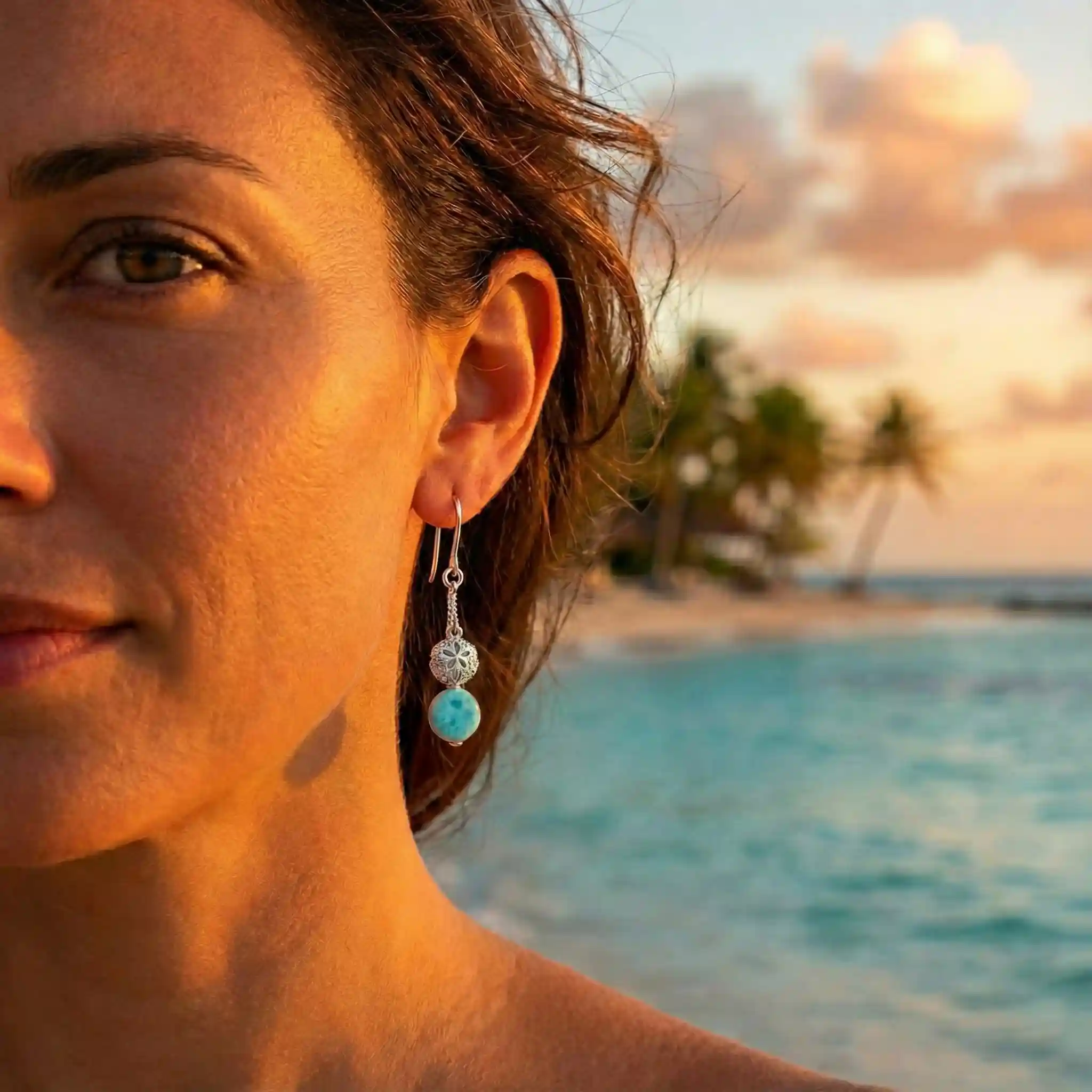 Sand Dollar Earrings