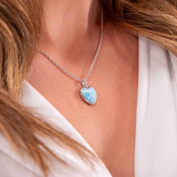 Heart shaped Necklace in silver