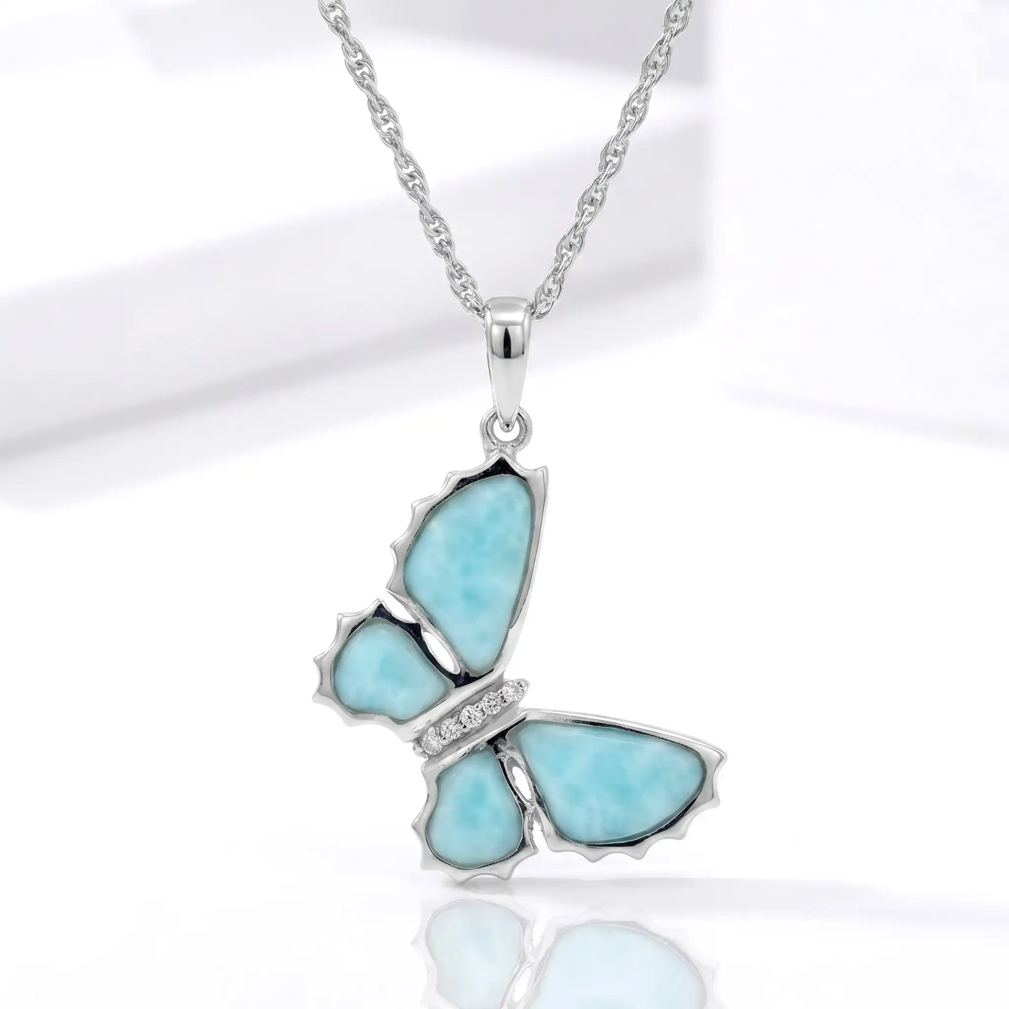 Silver Butterfly Necklace