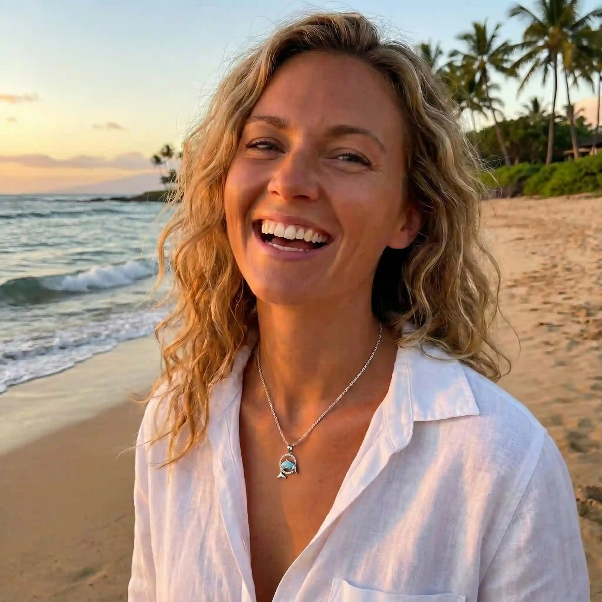 Dolphin Pendant in Sterling Silver