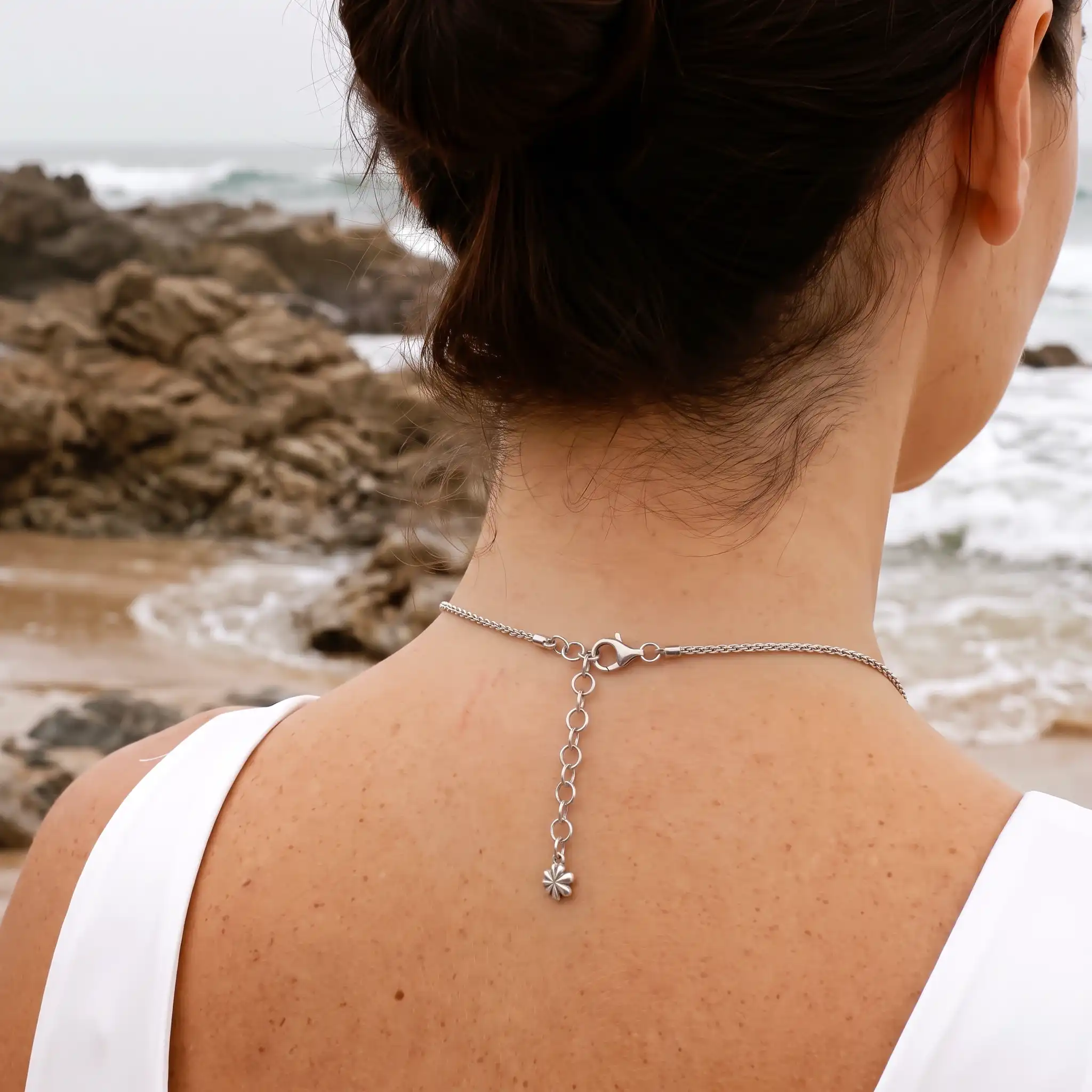 Sapphire Larimar Necklace