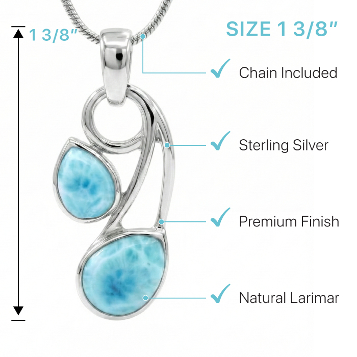 marahlago larimar Seduction Larimar Necklace jewelry