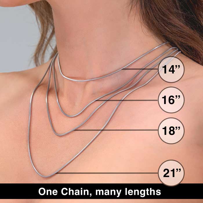 silver chain necklaces in sterling silver