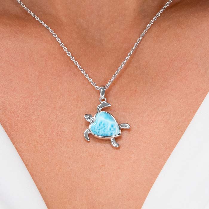 Turtle Heart Necklace