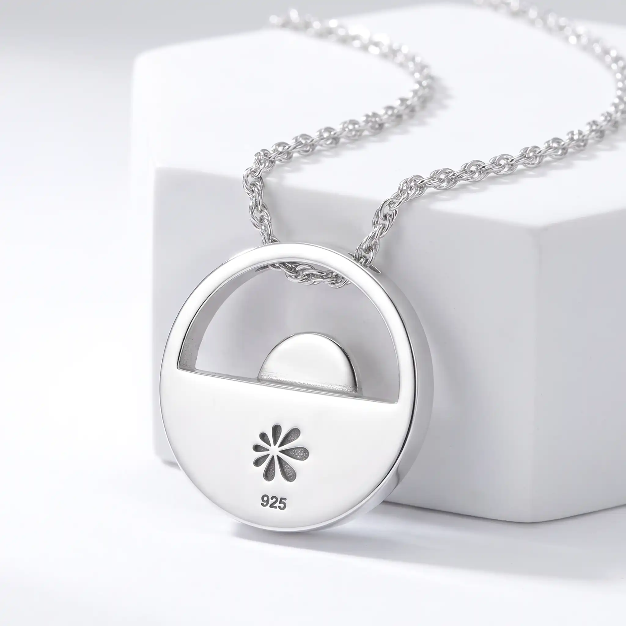 Sunset Necklace in sterling silver