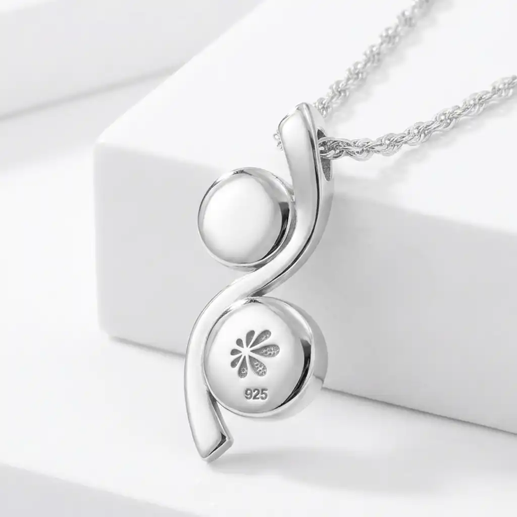 Tryst Larimar Necklace with white sapphire