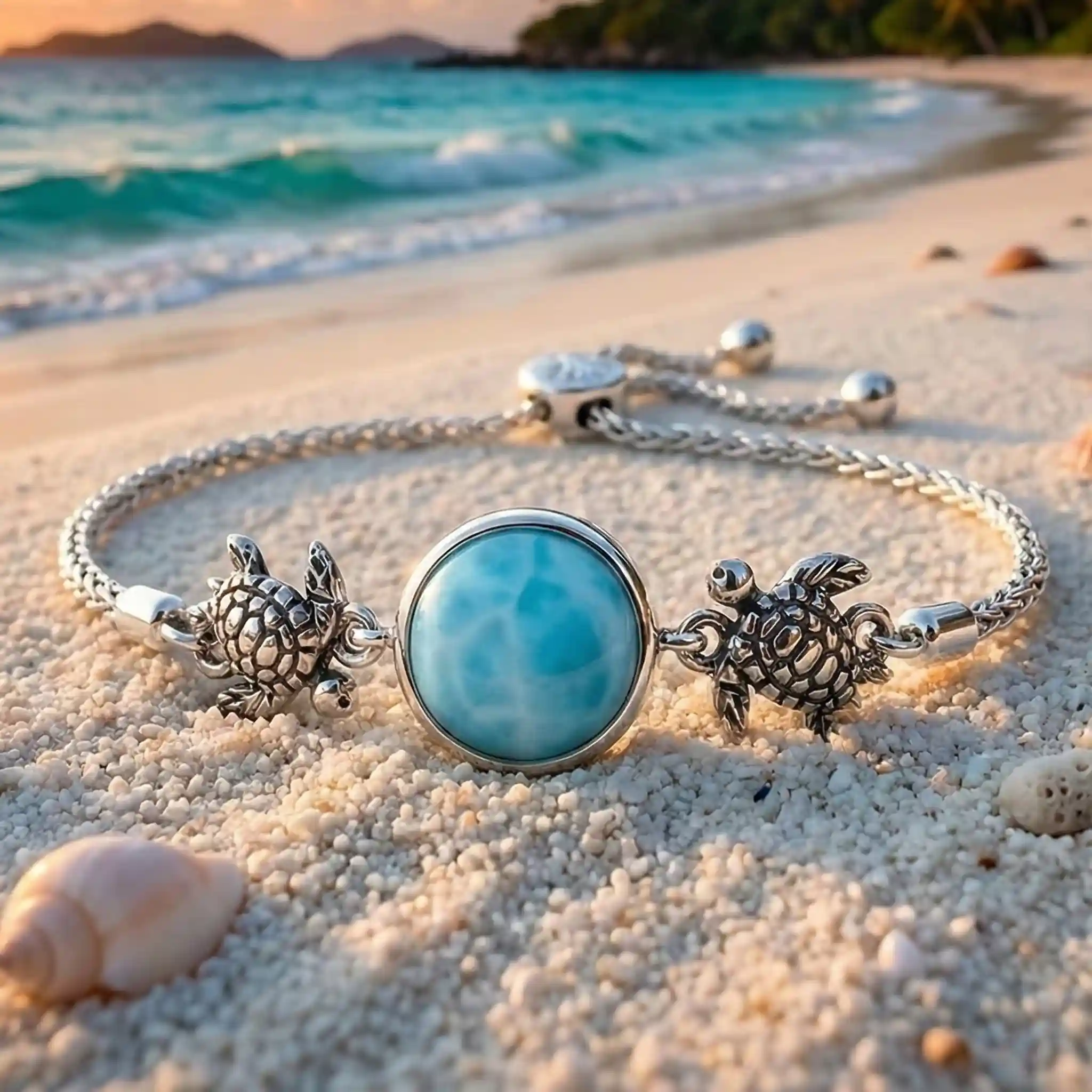Sterling Silver Marahlago Turtle Bolo Bracelet