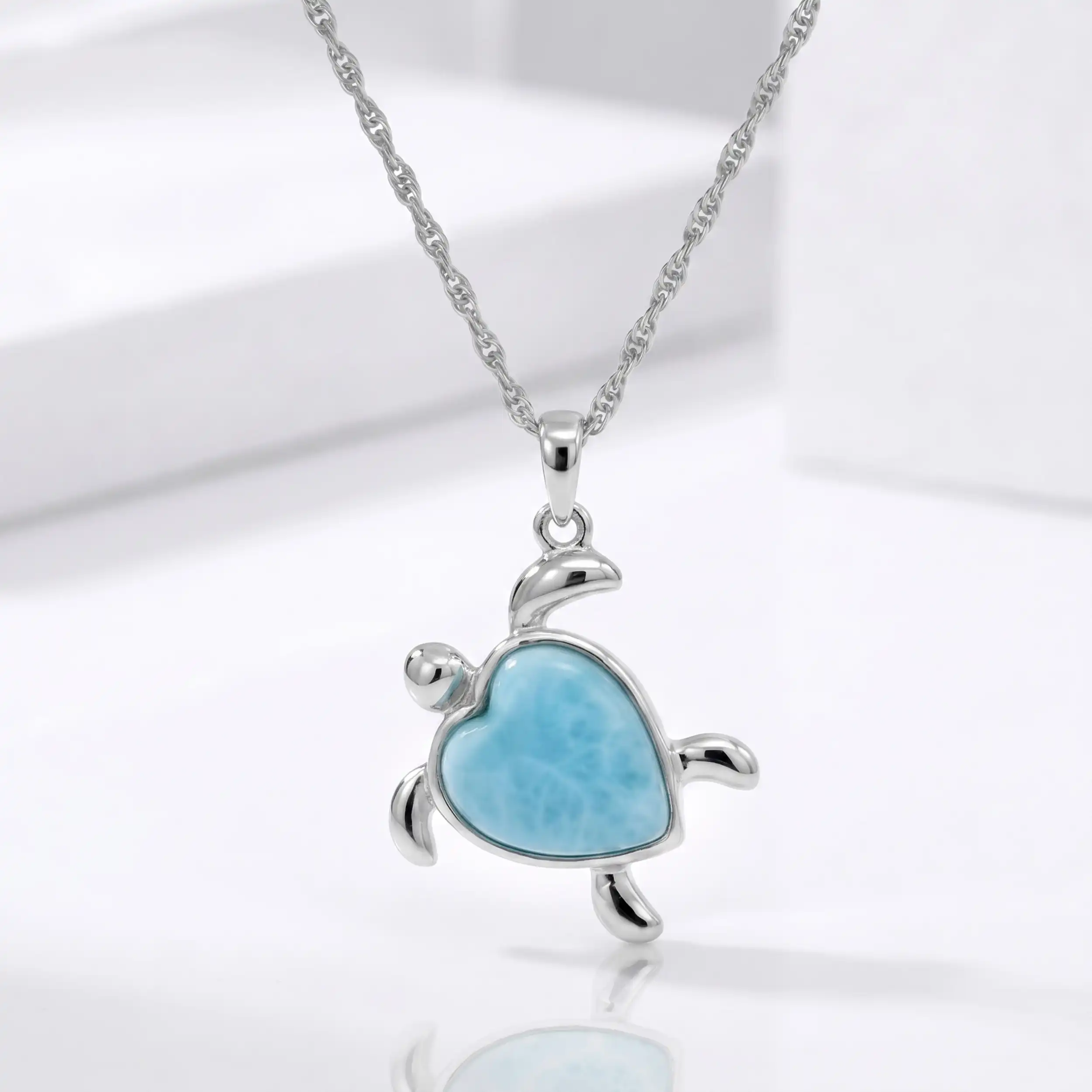 Turtle Heart Necklace