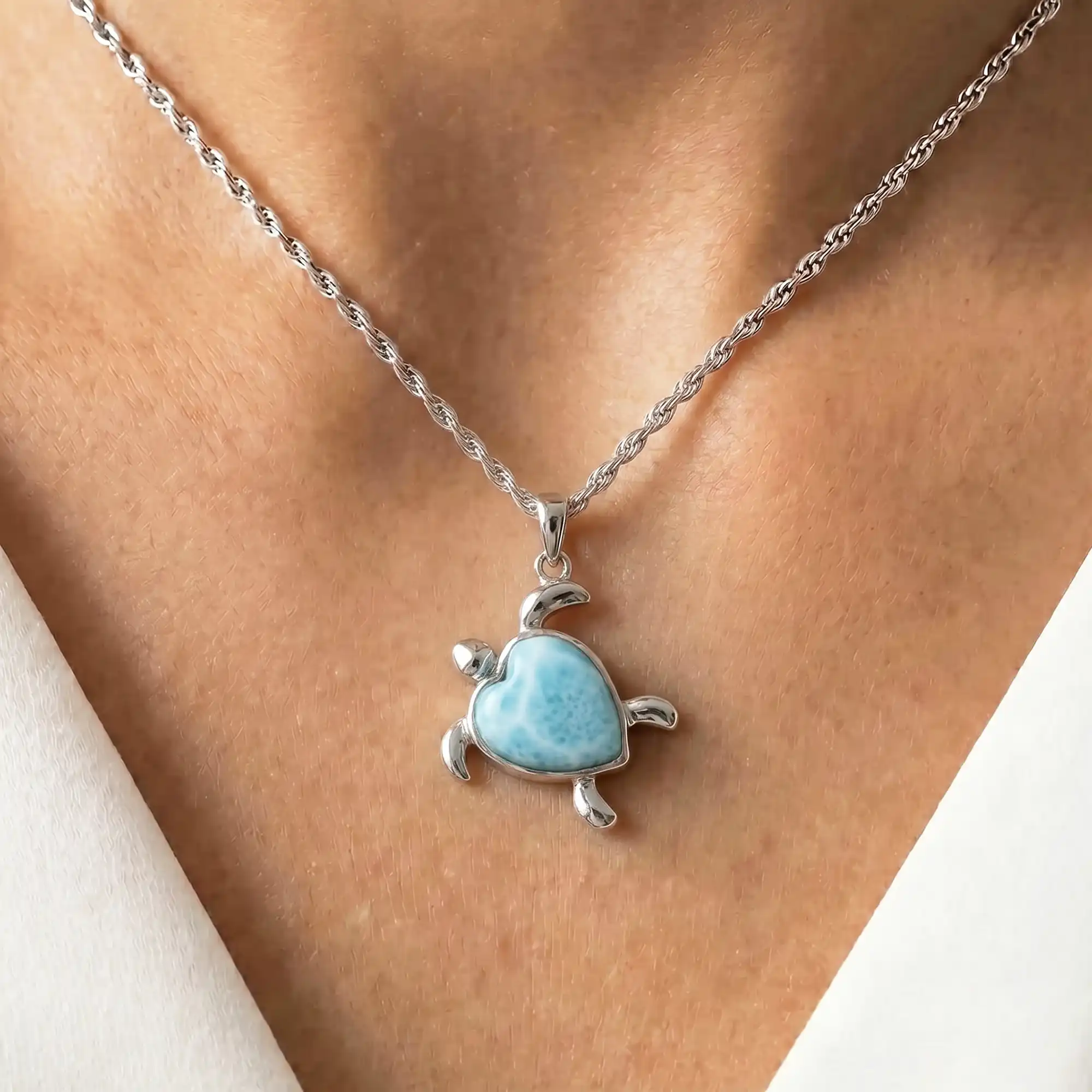 TURTLE HEART NECKLACE