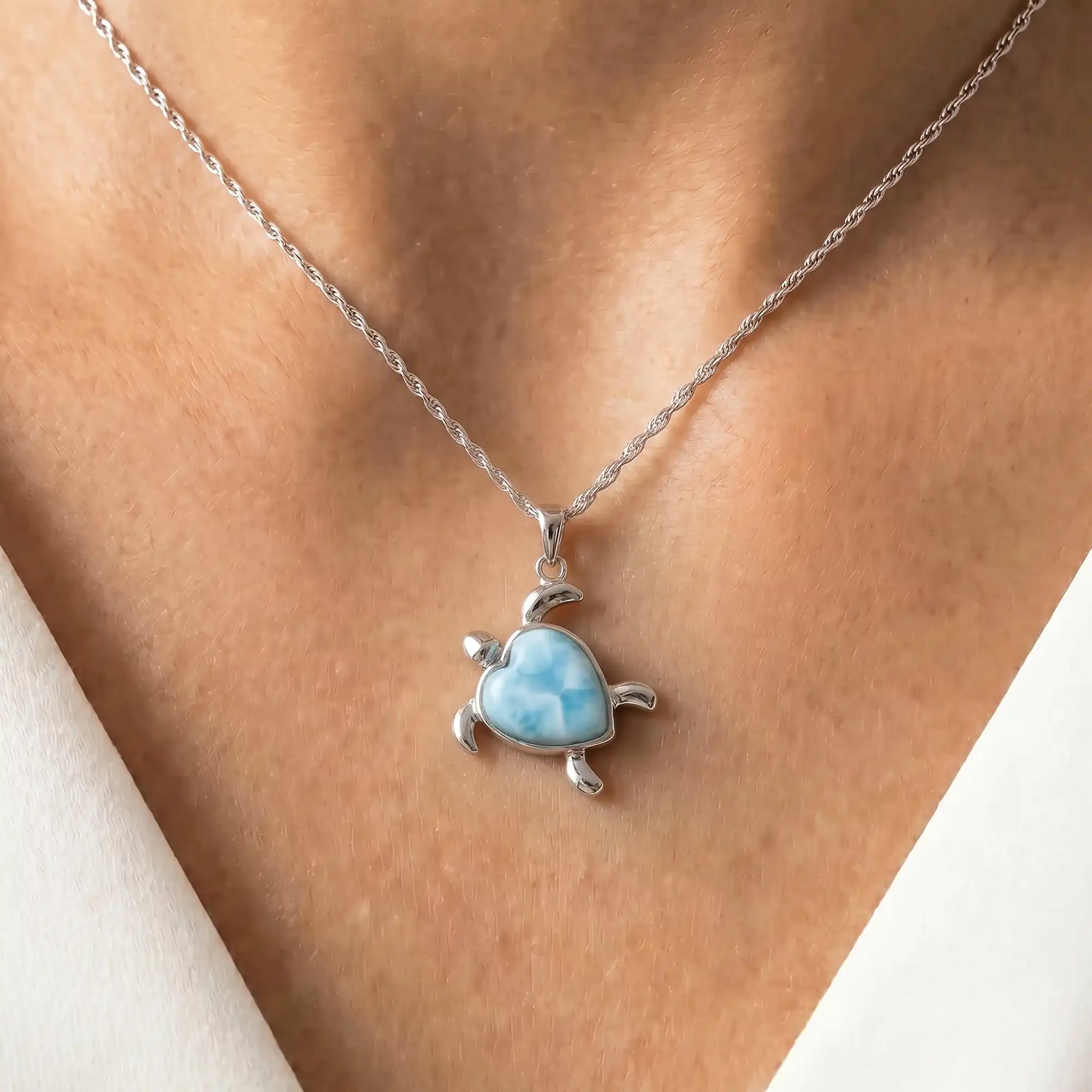 Turtle Heart Necklace