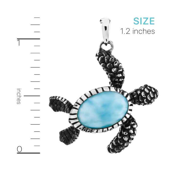 Sterling Silver Turtle Necklace