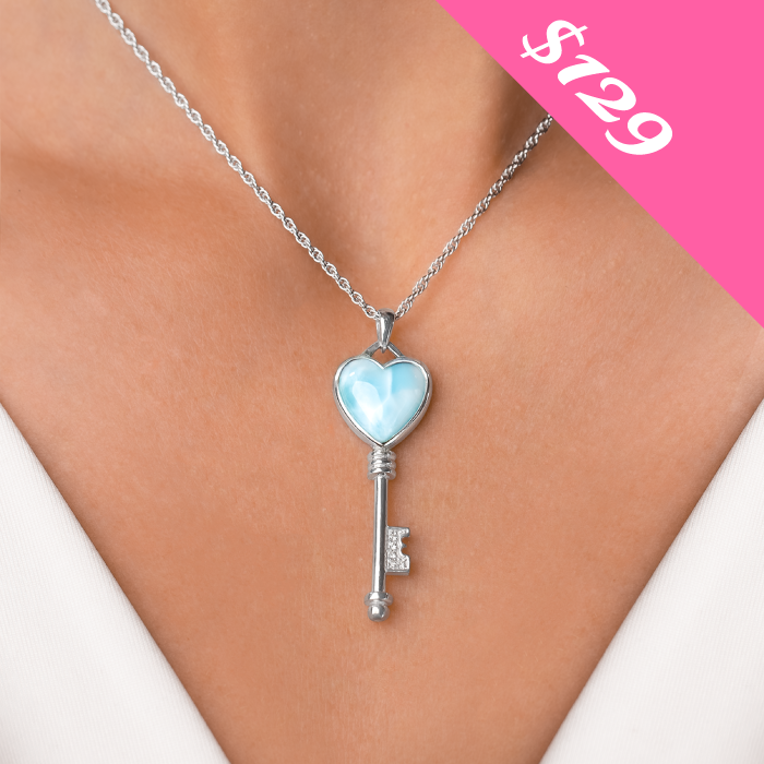 Key Heart Necklace